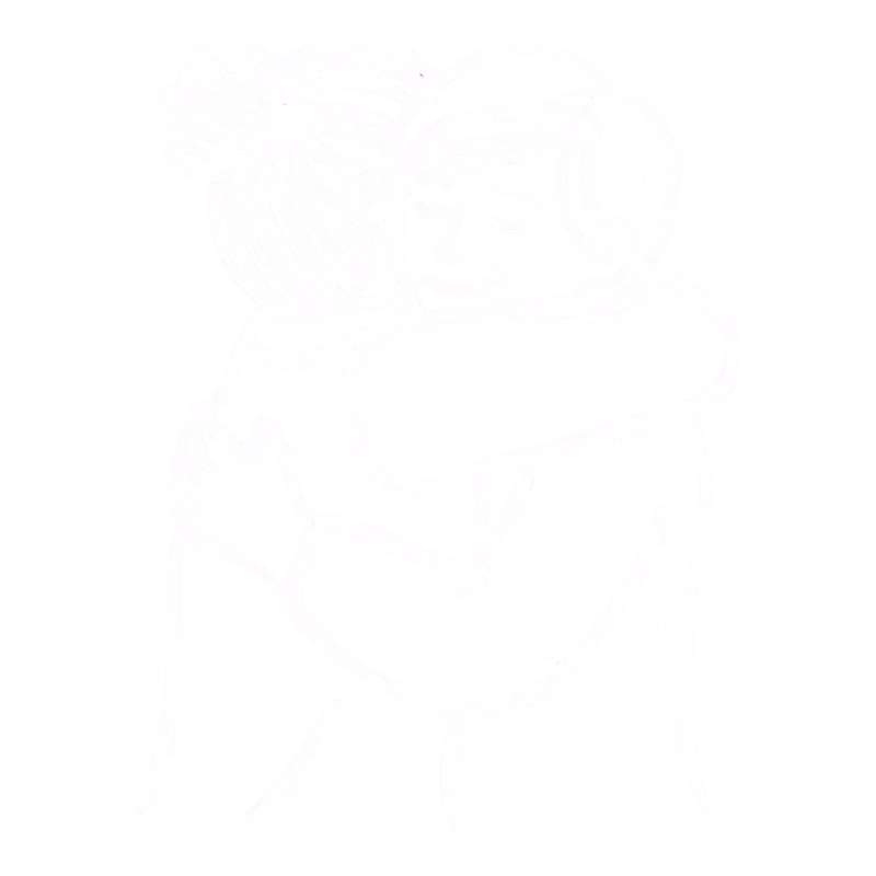 Family connection and hospitality icon for assisted living